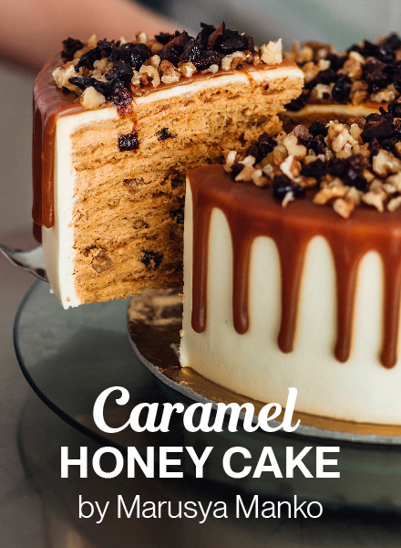 Caramel Honey Cake by Marusya Manko