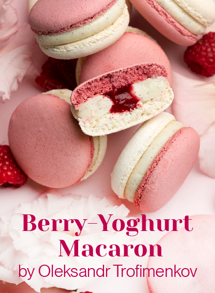 Berry-Yoghurt Macaron by Oleksandr Trofimenkov