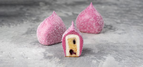 Blackcurrant Cloud Cake by Oleksandr Trofimenkov