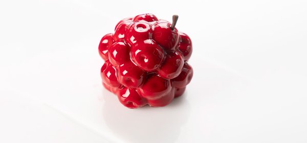 Cherry Individual Mousse Cake by Dinara Kasko