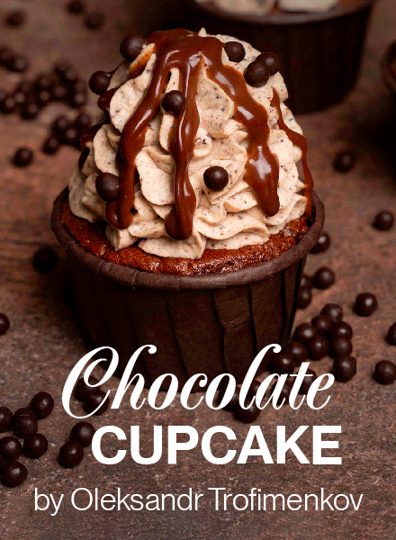 Chocolate Cupcake by Oleksandr Trofimenkov
