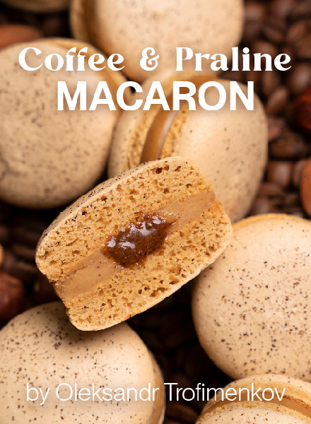 Coffee and Praline Macaron by Oleksandr Trofimenkov