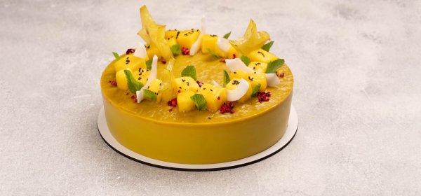 Gluten, Lactose and Sugar Free Exotic Cake by Vitalina Petrunok