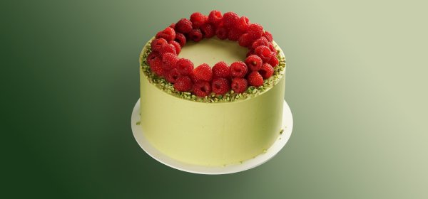 Pistachio and Raspberry Honey Cake by Marusya Manko
