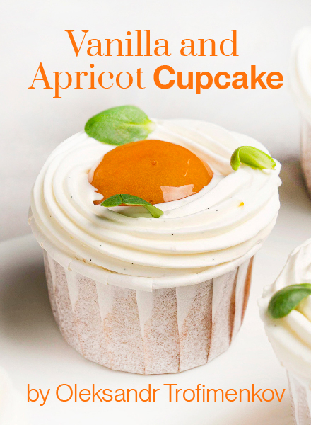 Vanilla and Apricot Cupcake